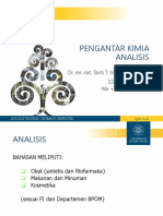 KFD - Ti - Pengantar Kimia Analisis - P01