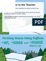 Using Suffixes Er Ness and Ment Powerpoint