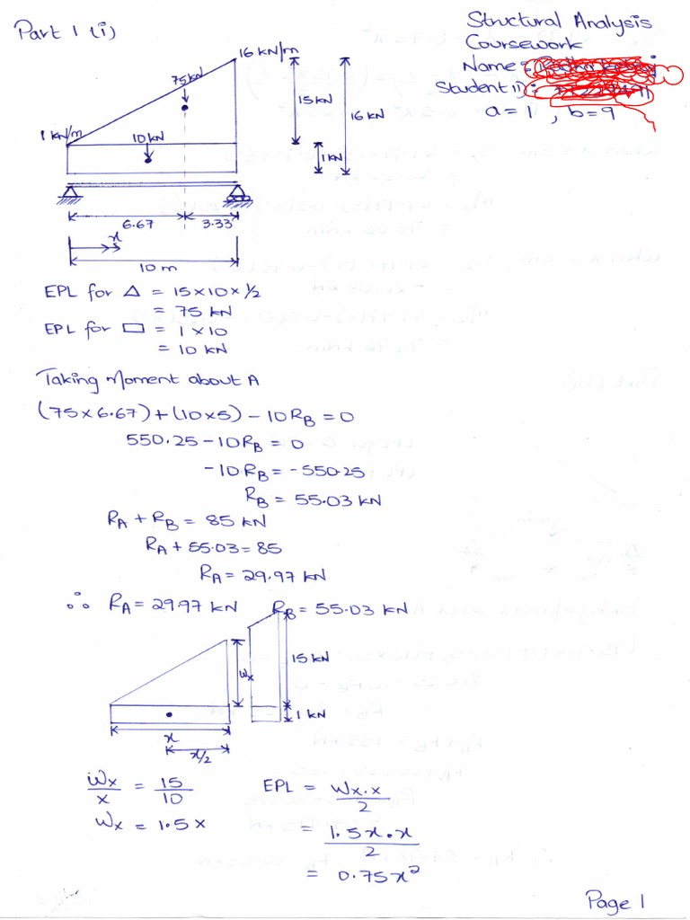 Structural Analysis Assignment | PDF