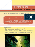 If - by Rudyard Kipling: Aim: in Today's Lesson We Are Going To ?