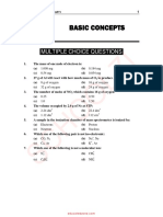 Objective Chemistry Multiple Choice Questions