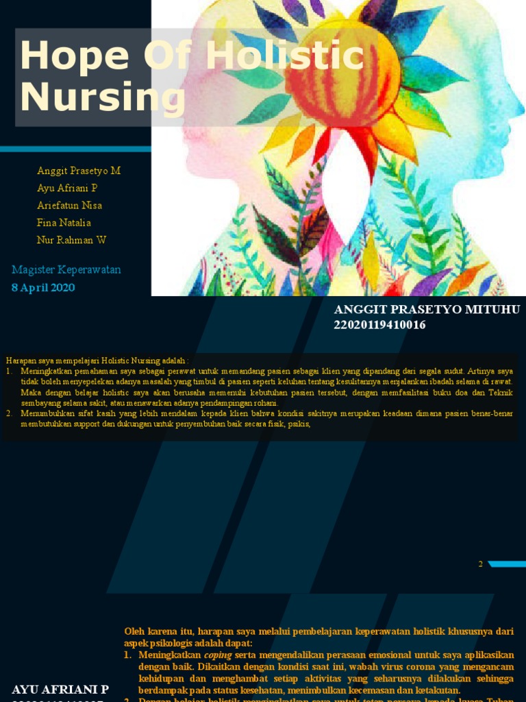 Hope of Holistic Nursing | PDF