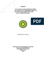 Skripsi Hubungan Antara Kadar Hemoglobin, Jumlah Leukosit, Dan Trombosit Dengan Level Cd4 Pada Pasien Hiv/Aids Pra-Antiretroviral