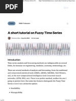 A short tutorial on Fuzzy Time Series — Part I