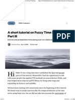 A short tutorial on Fuzzy Time Series — Part III
