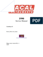 Racal 1990 Universal Counter Maintenance Manual 1987 (Issue3!5!89)