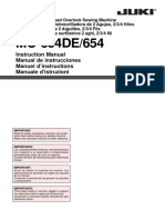 MO-654DE/654: Instruction Manual Manual de Instrucciones Manuel D'instructions Manuale D'istruzioni