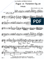 Franck Prelude Fugue Et Variation Op18 D