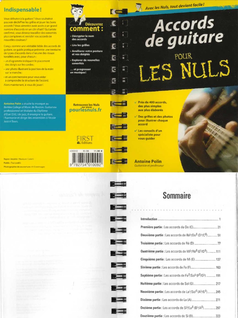 ACCORDS DE GUITARE POUR LES NULS