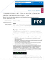 Luzes de diagnóstico e códigos de bipe das estações de trabalho Precision T3500_T5500_T7500 _ Dell Brasil