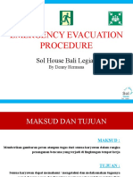 Emergency Evacuation Procedure: Sol House Bali Legian