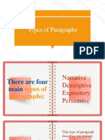 Types of Paragraph