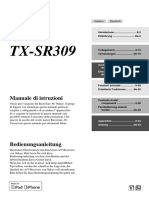 Manuale Ita Sr309 Onkyo
