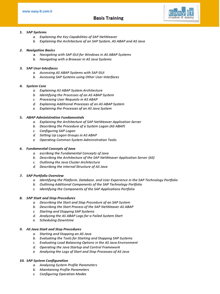 SAP System Administration Guide | PDF | Java (Programming Language ...