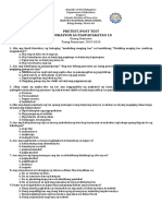 Pretestpost Test Esp 10 q1 PDF Free