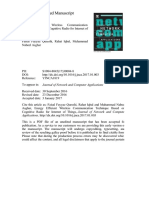 Energy Efficient Wireless Communication Technique Based on Cognitive Radio for Internet of Things