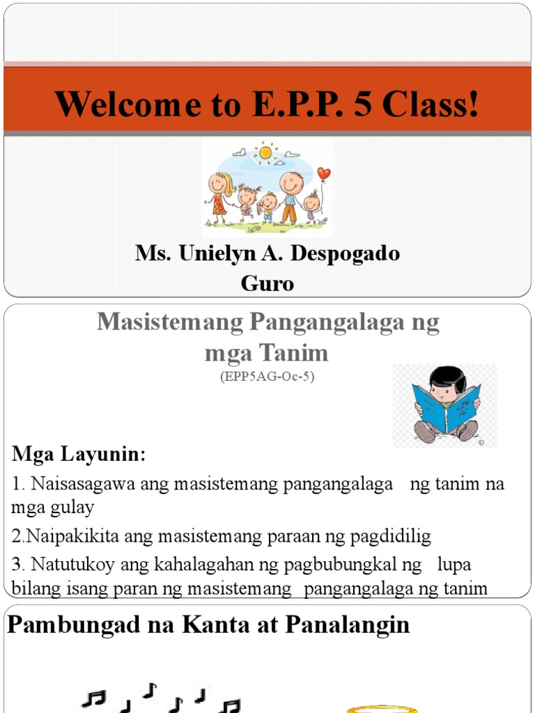 EPP 5 Lesson 2 | PDF