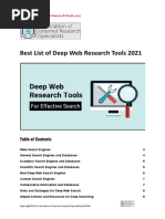 Best List of Deep Web Research Tools 2021