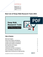 Best List of Deep Web Research Tools 2021