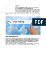 What Is Web Hosting