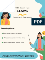 GED112 Claims