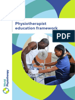 Physiotherapist Education Framework FINAL