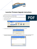 Upgrade Launcher Controller Firmware