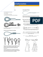 General Information: Wire Rope Slings