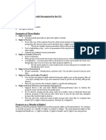 Property Rights Generally Recognized in The U.S.: 1. Right To Exclude 2. Right To Possess