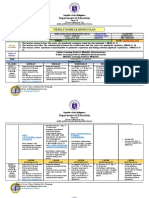 Department of Education: Weekly Home Learning Plan