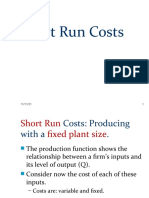 Short Run Cost