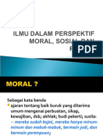 Ilmu Dan Moral