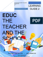 THE Teacher and The School: Learning Guide 2