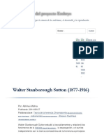 Walter Stanborough Sutton (1877-1916) - La Enciclopedia Del Proyecto Embryo