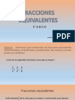 Fracciones Equivalentes S.Huerta 5°básico Matemática 1