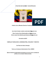 Constitucion Politica de Colombia y Sus Articulos