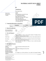 MSDS Brown Sugar Powder