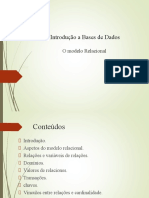 Introdução ao modelo relacional de bases de dados