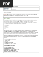 Vce Smart Task 2 Project Finance Modelling and Analysis