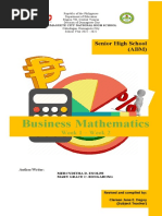 Business Math Week 1-2