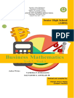 Business Math Week 5-6