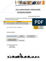 Proforma Capacitacion de Maquinaria Trujillo.