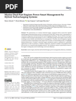 Marine Dual-Fuel Engines Power Smart Management by Hybrid Turbocharging Systems