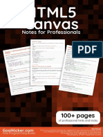 HTML 5 Canvas Notes for Professionals