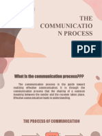 THE Communicatio N Process