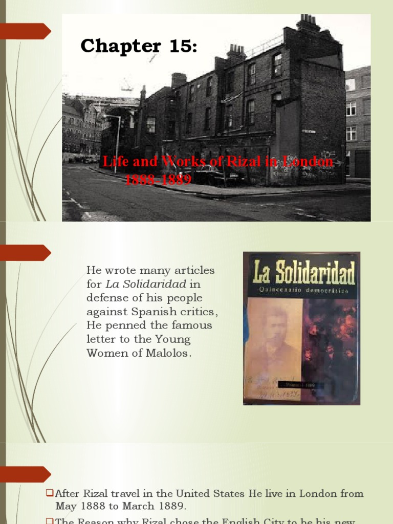 Life and Works of Rizal in London 1888-1889 | PDF | Philippines