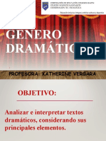 GENERO DRAMATICO Semana 08 Noviembre