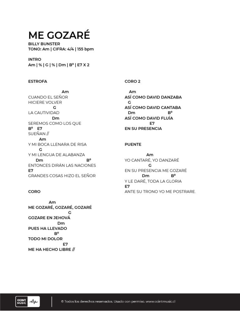 02 Me-Gozaré-Cifrado | PDF