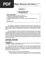 Module 3- Filipino Character and Value