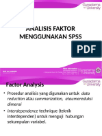 Analisis Faktor - SPSS